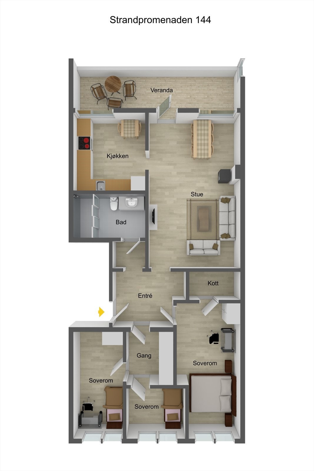 Strandpromenaden 144_3D.jpg Galleribilde