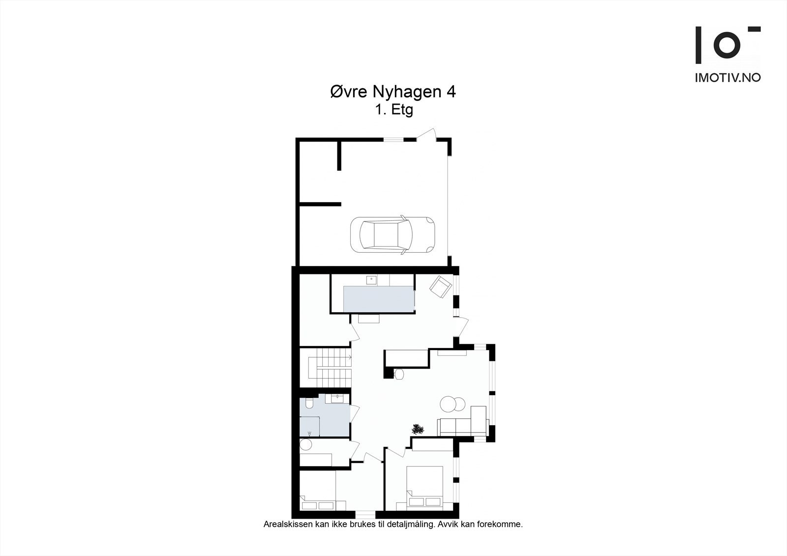 Plantegning underetasje. Galleribilde