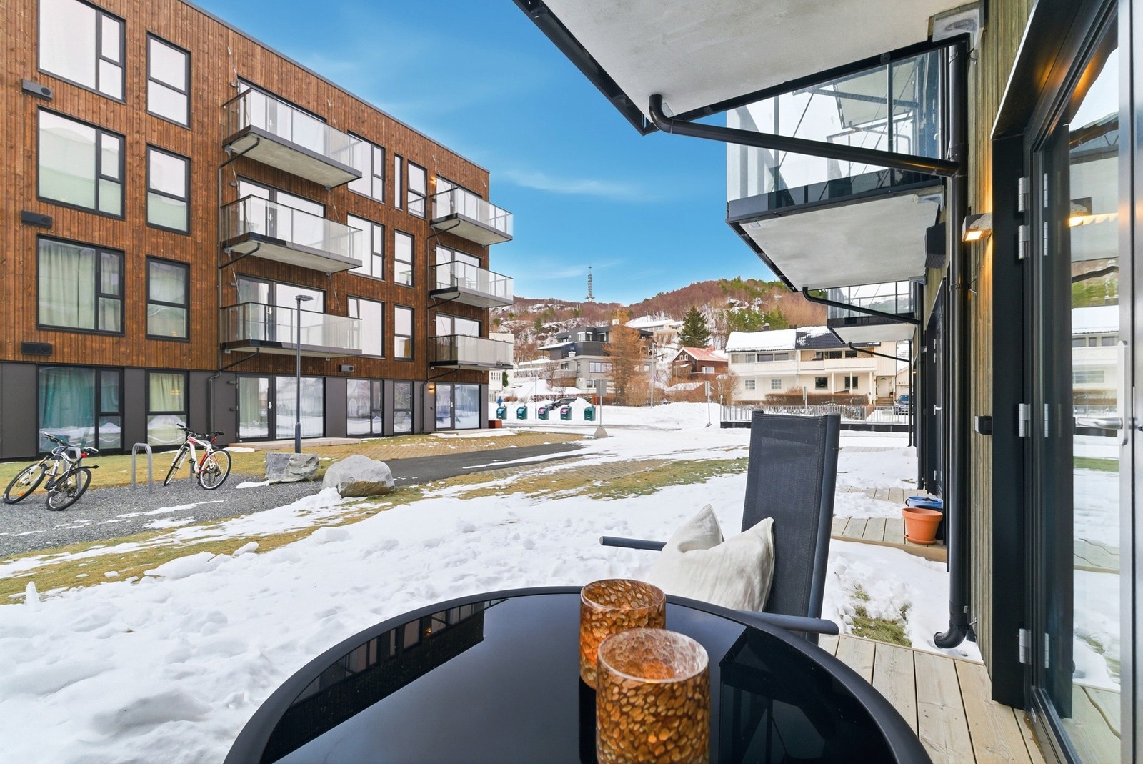 Tilgang til felleshage/utearealer. Galleribilde