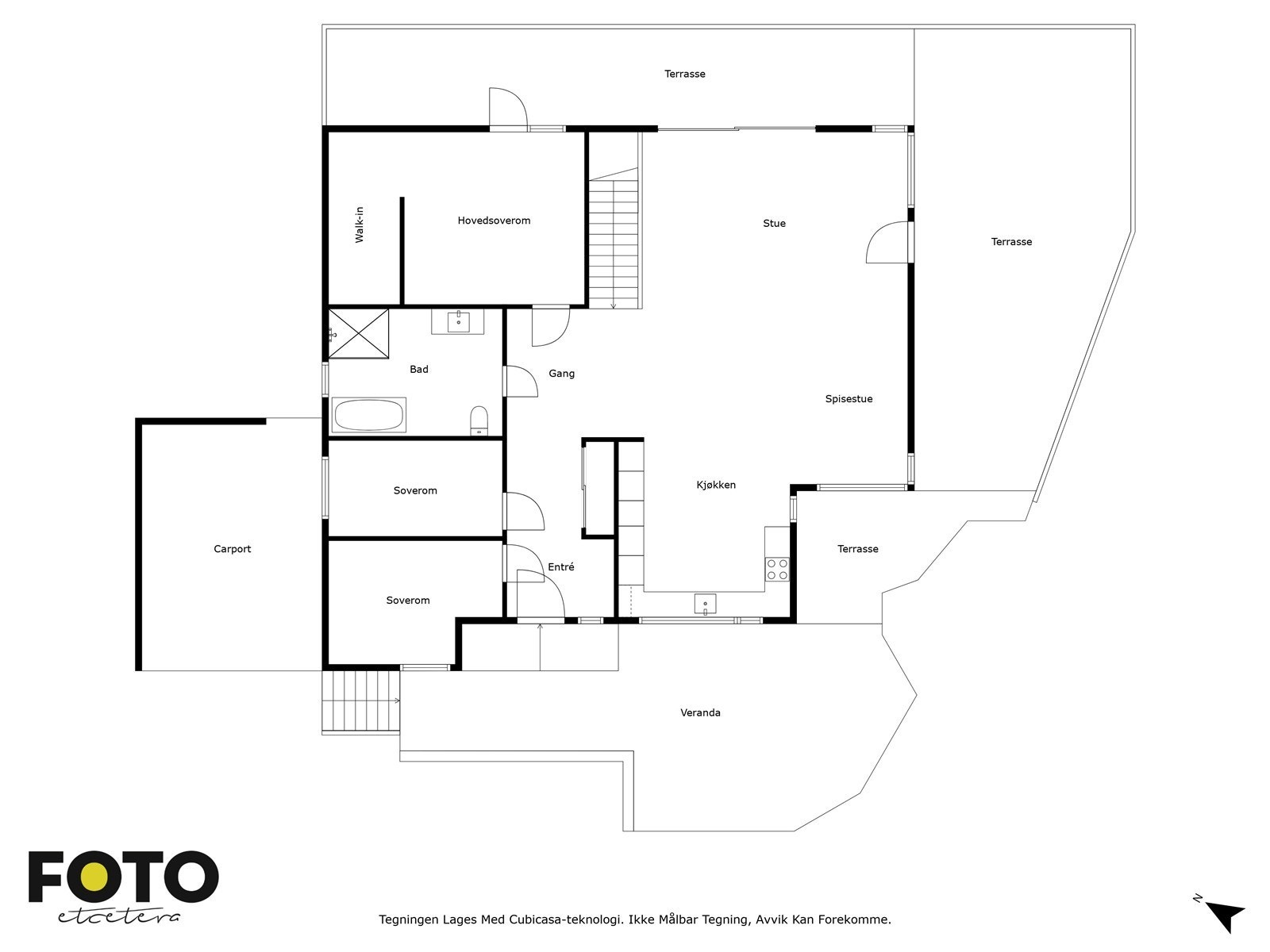 Veiledende plantegning 1. etasje. Ikke målbar Galleribilde