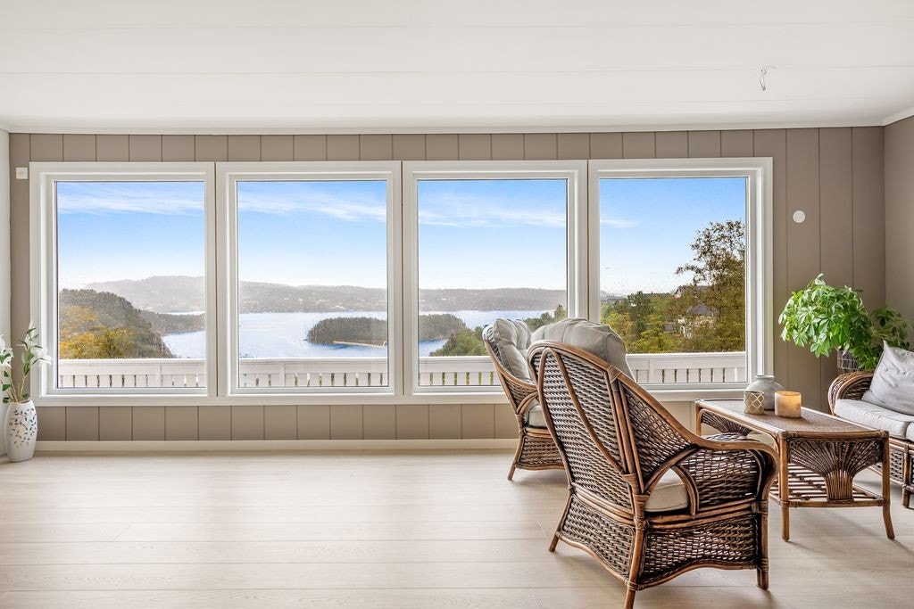 Storslått utsikt fra eiendommen Galleribilde