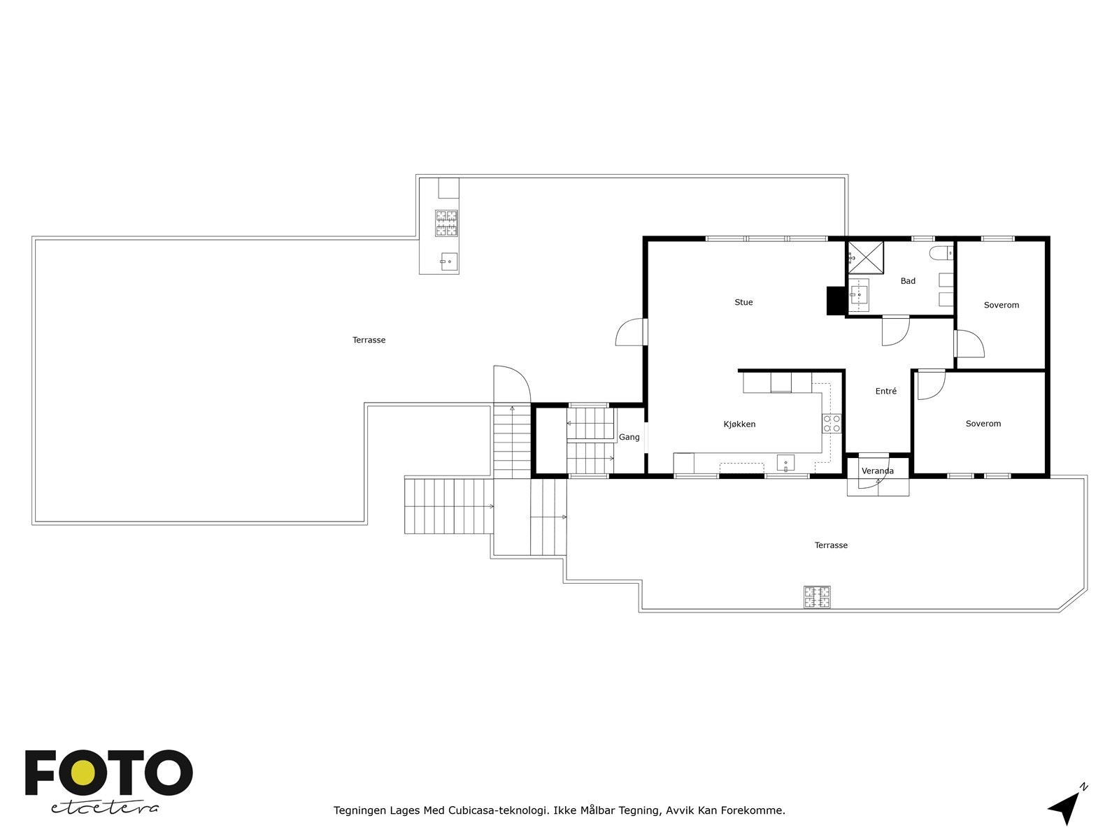 Illustrert planskisse, 2. etasje. Galleribilde