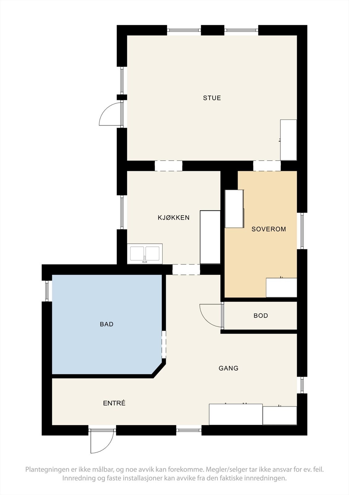 Plantegning. Galleribilde