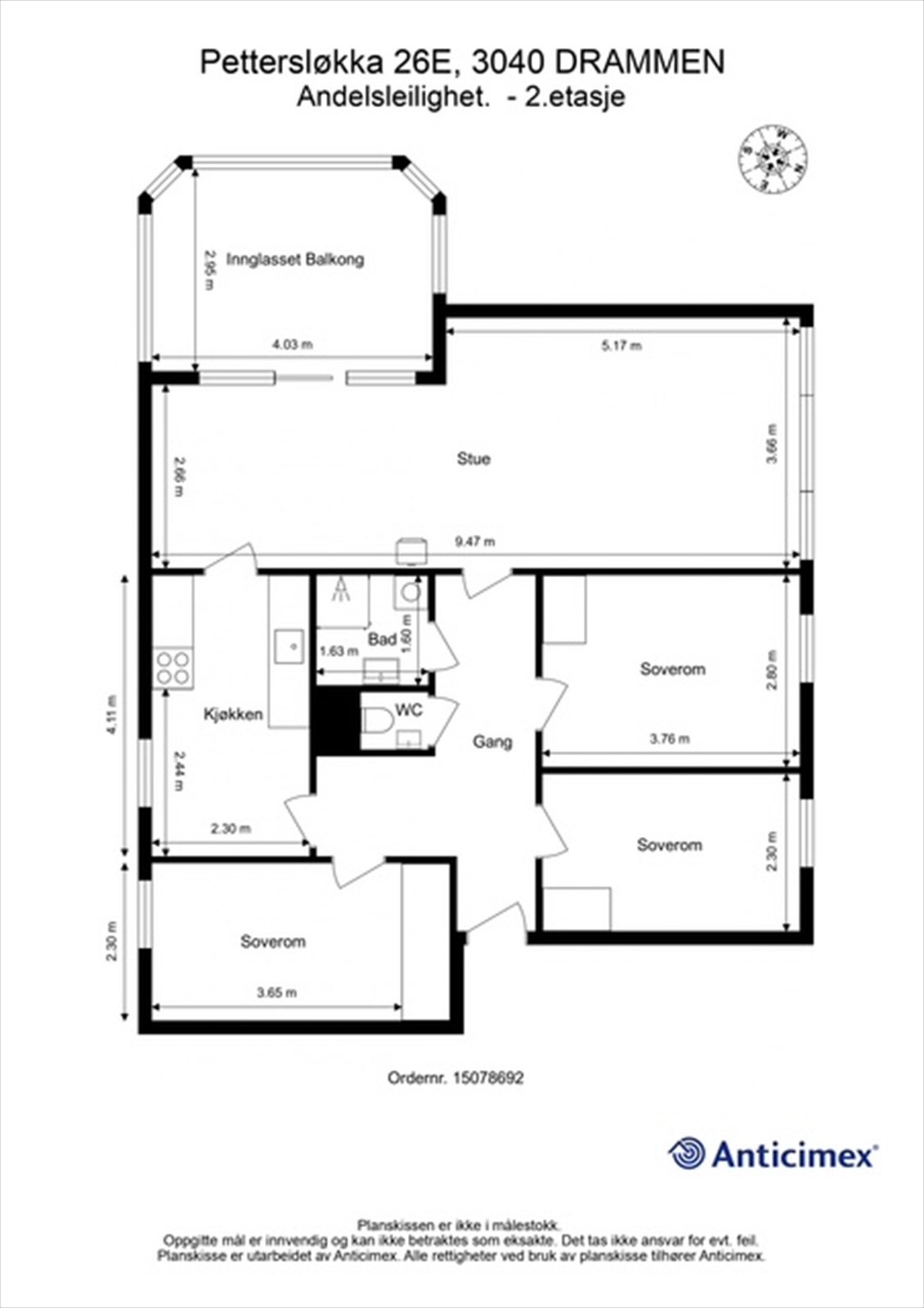 Plantegning Galleribilde