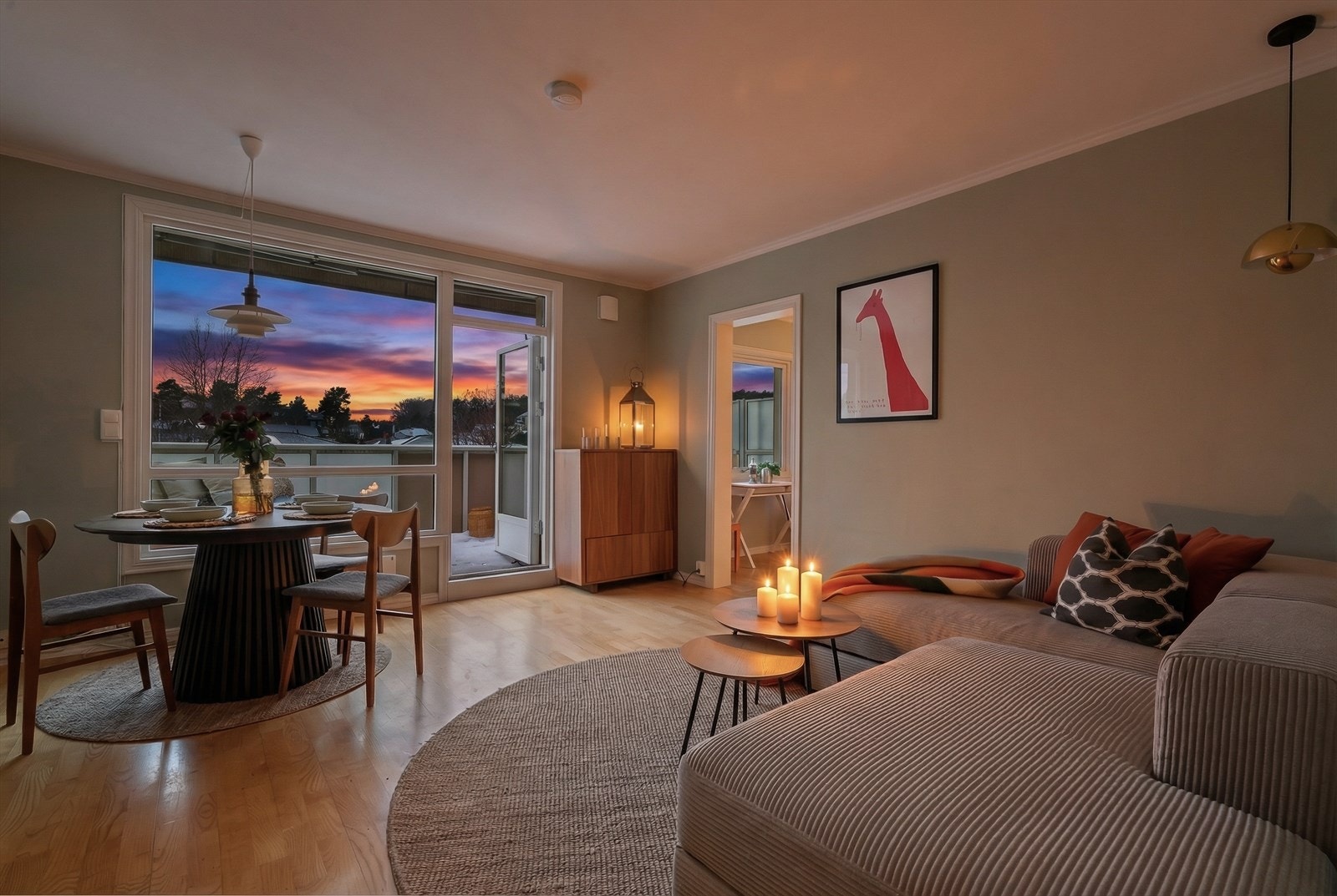 Kveldsstemning. Galleribilde