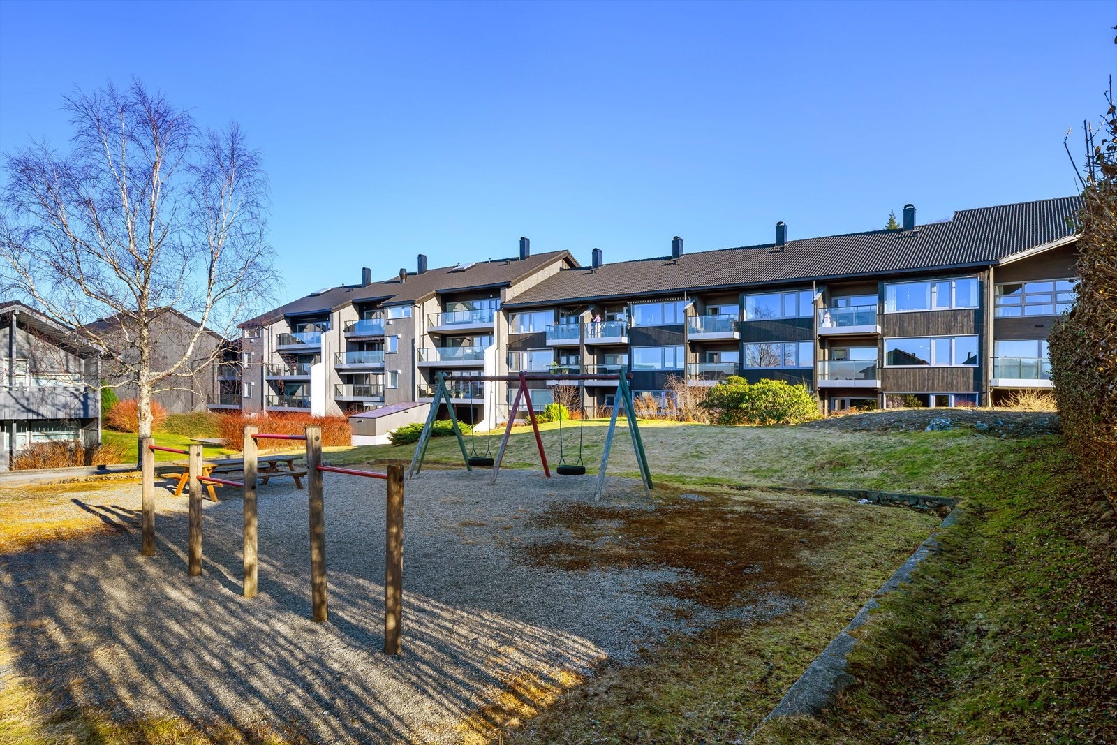 Pent opparbeidet fellesareal. Galleribilde