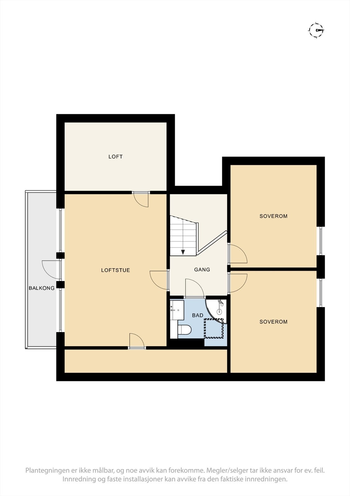 Plantegning 2. etasje. Galleribilde