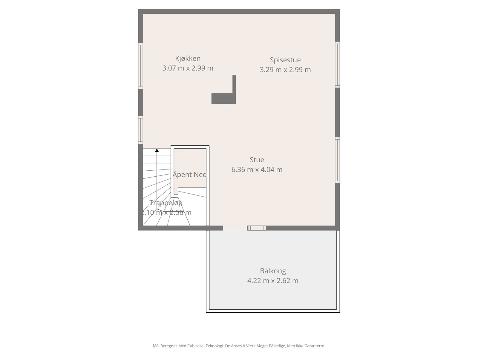 Planskisse 2. etasje. Galleribilde