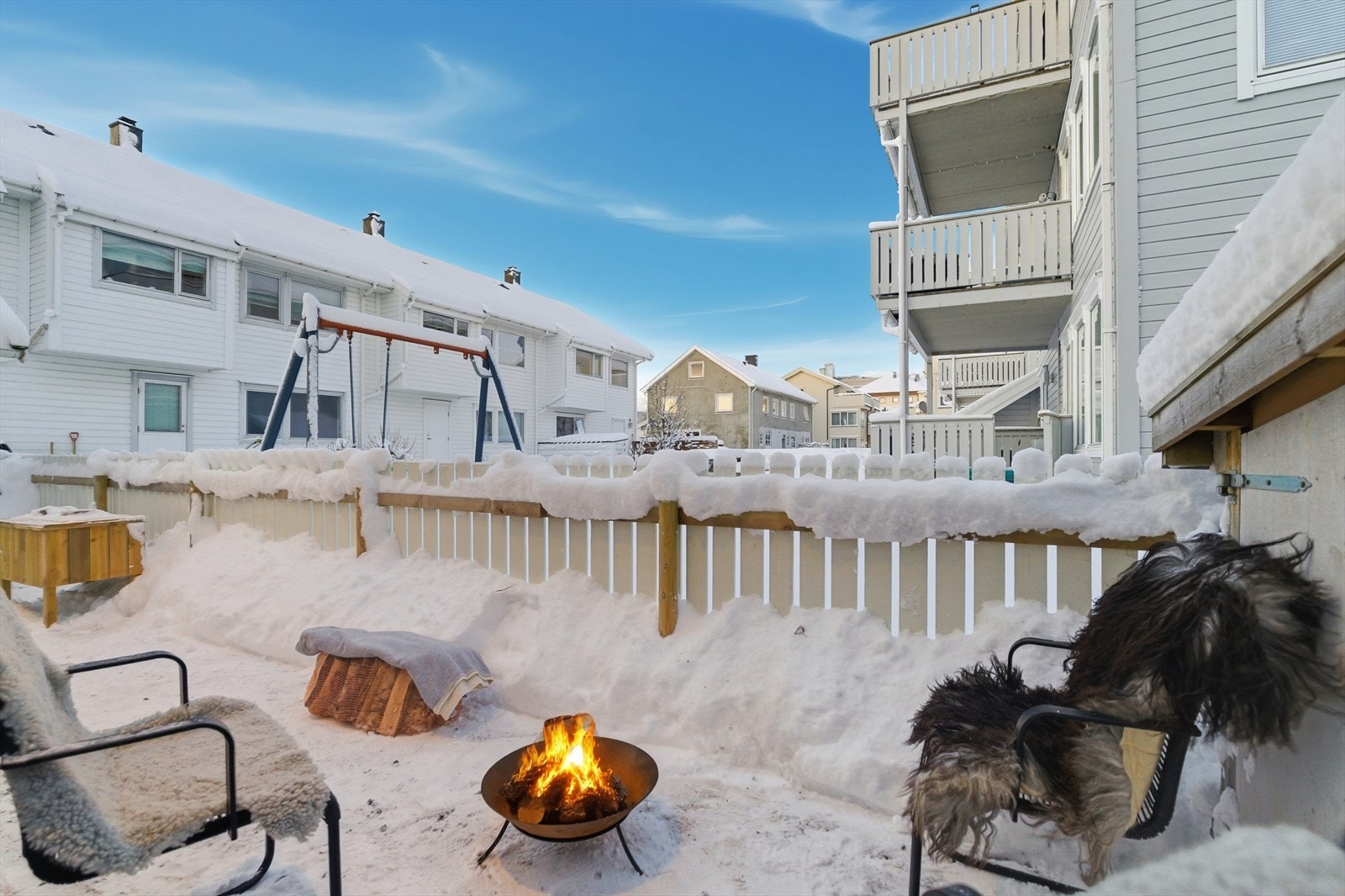 Her kan barna leke i trygge og trivelige omgivelser. Galleribilde