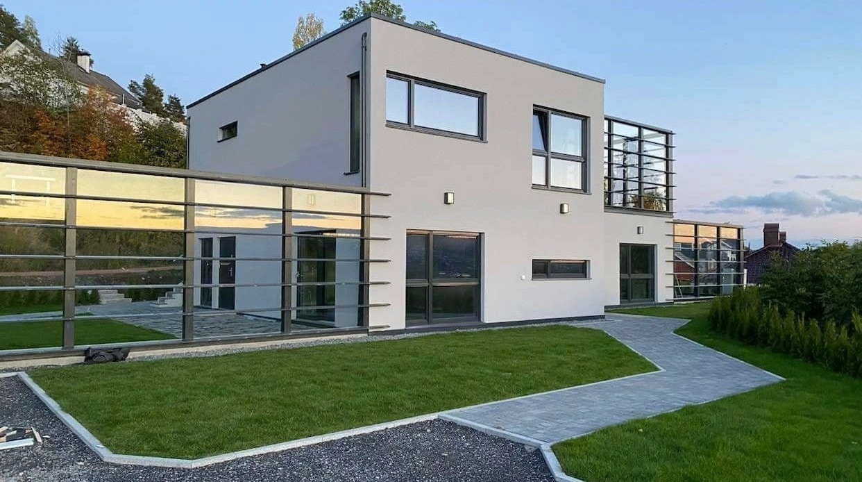 Fasade / bolig
Moderne bolig med attraktiv beliggenhet. Galleribilde