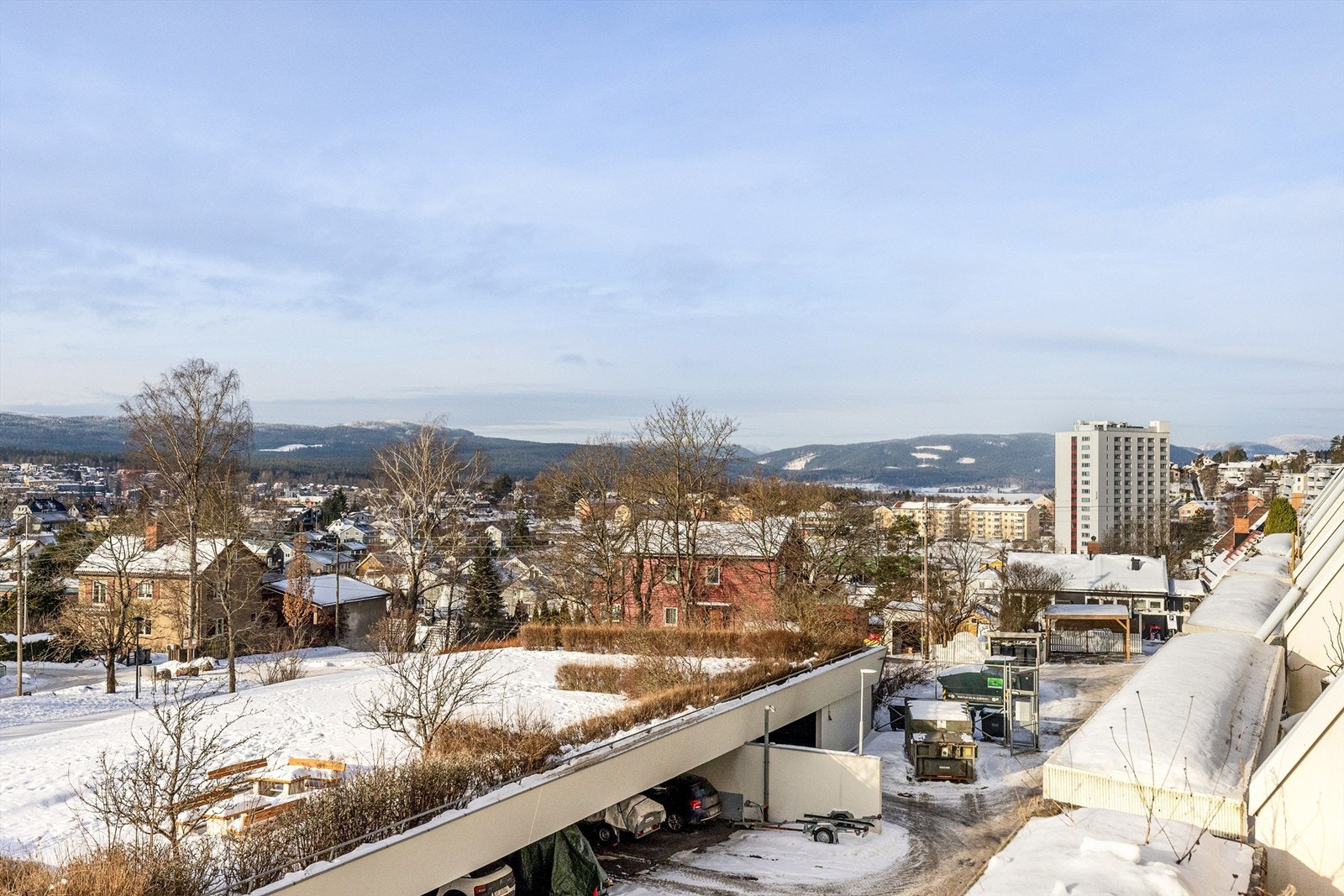 Utsikt mot Maridalsvannet og Maridalen Galleribilde