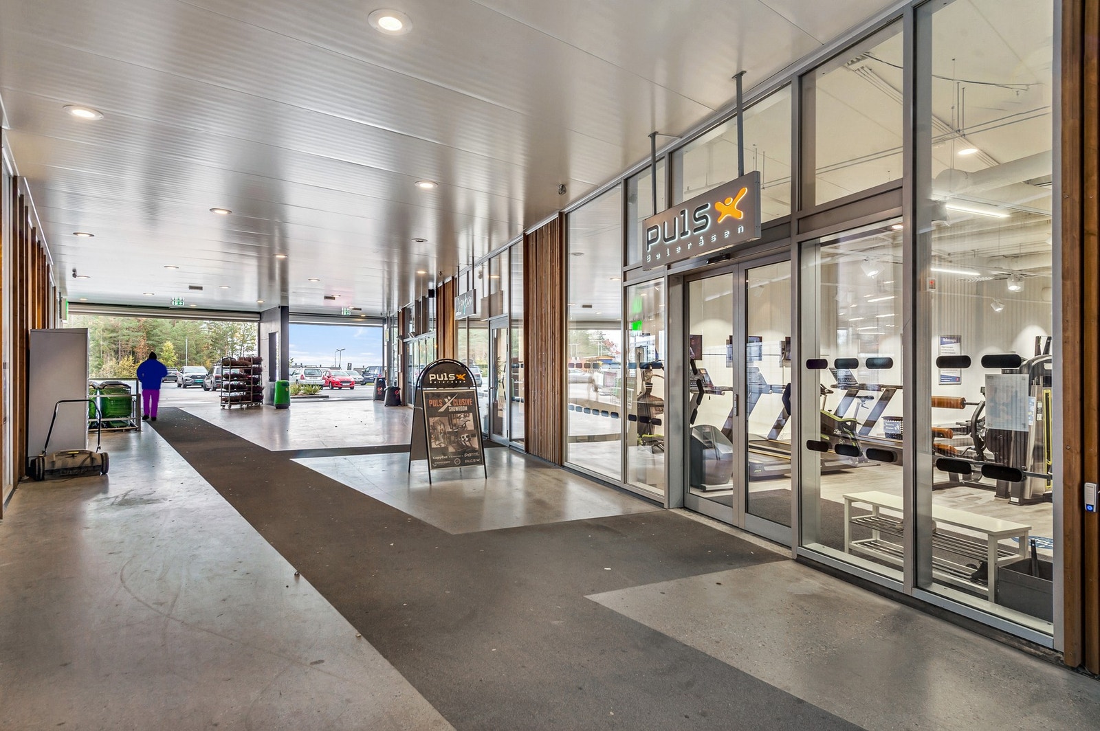 I samme bygg som Kiwi finner du også treningssenteret Puls. Galleribilde