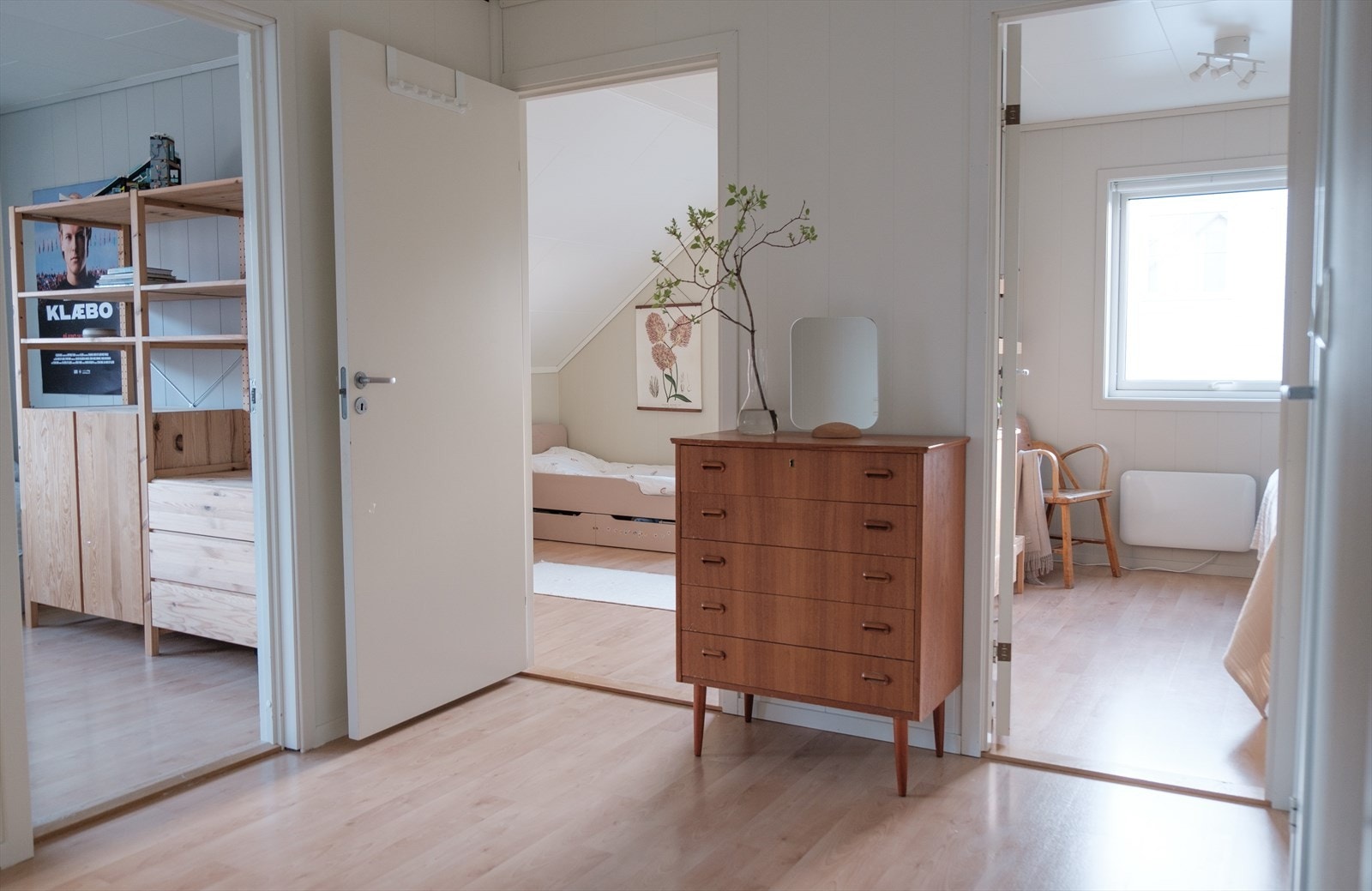 Alle soverommene er samlet i andre etasje. Galleribilde