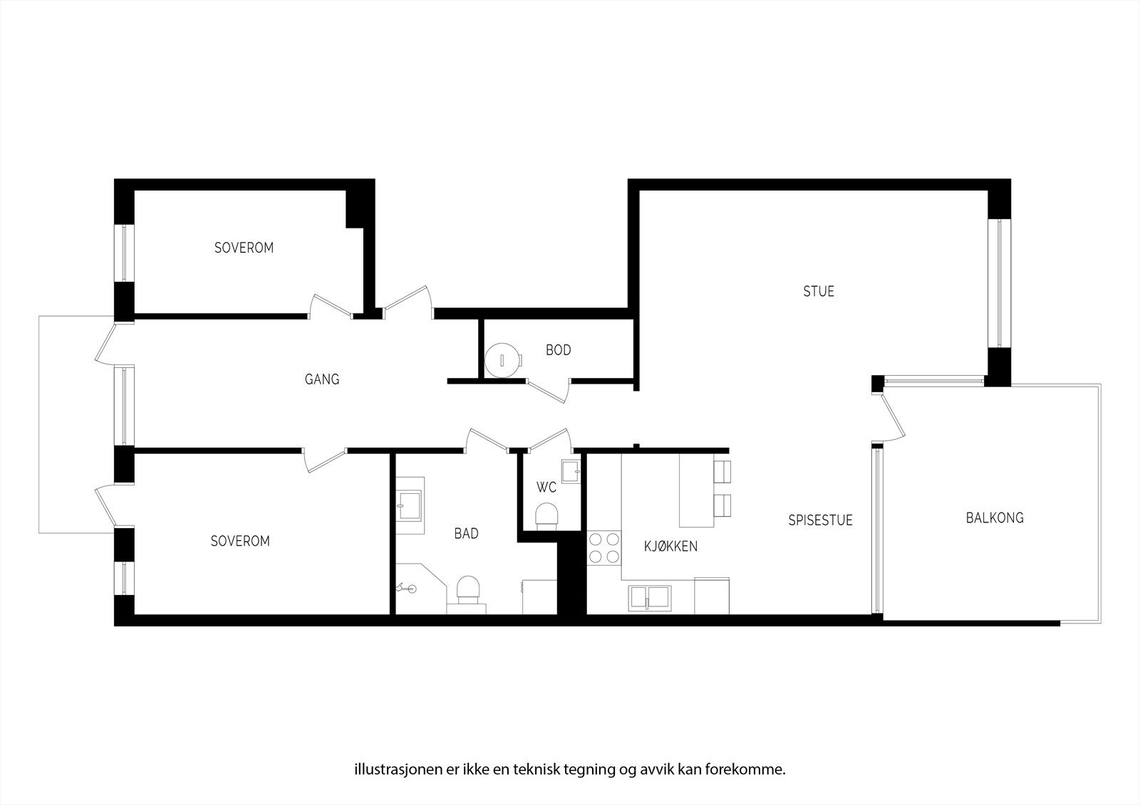 Plantegning. Galleribilde