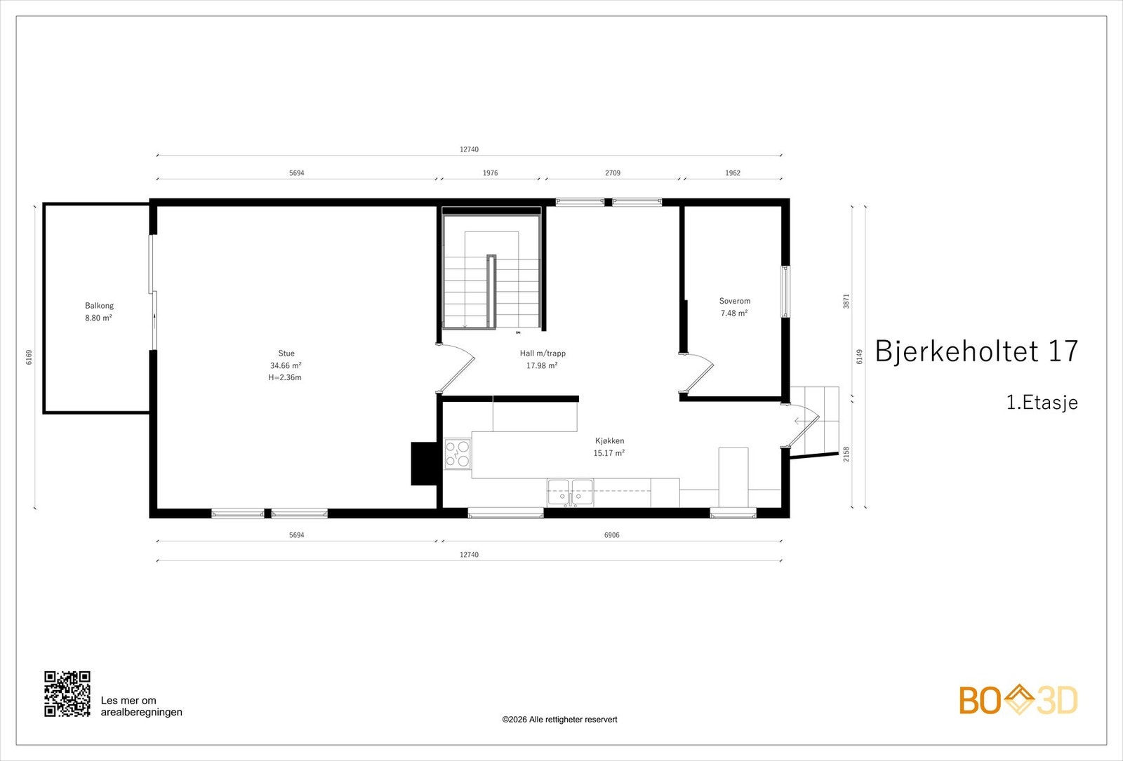 Plantegning 1. etasje. Galleribilde
