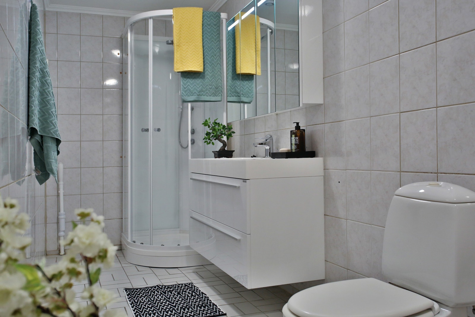 Bad med varmekabler Galleribilde