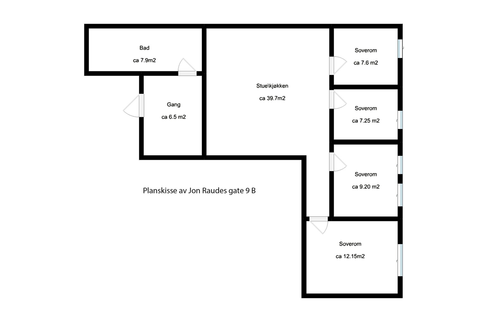 Plantegning Galleribilde