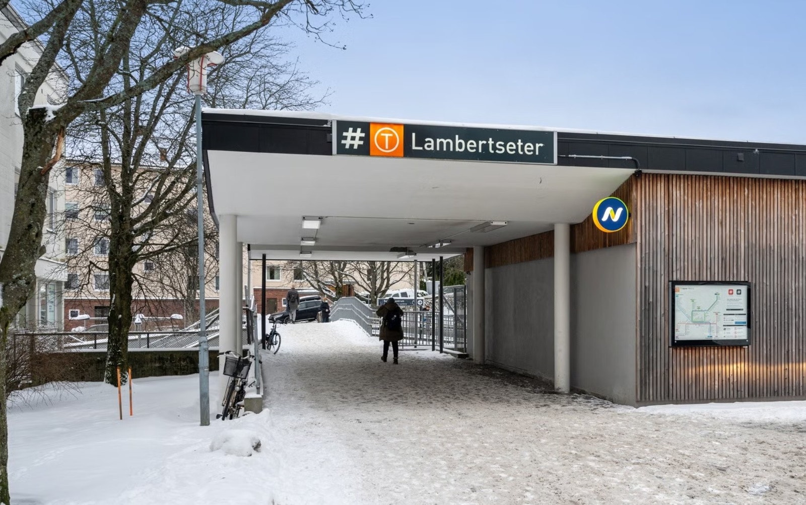 Umiddelbar nærhet til T-bane Galleribilde