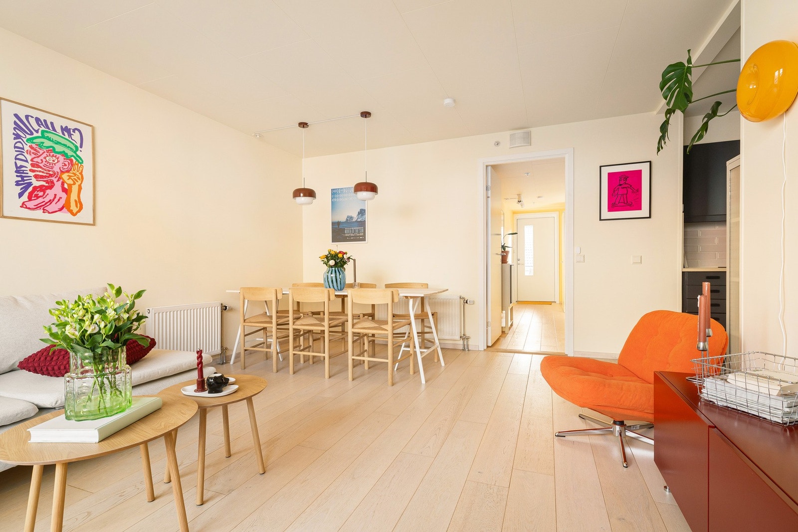 Det er så herlig med jevn, vannbåren varme fra radiator. Galleribilde