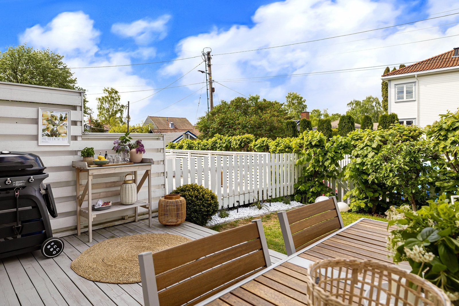 Her har du sol fra ca. 12 til sent på kveld om sommeren. Galleribilde