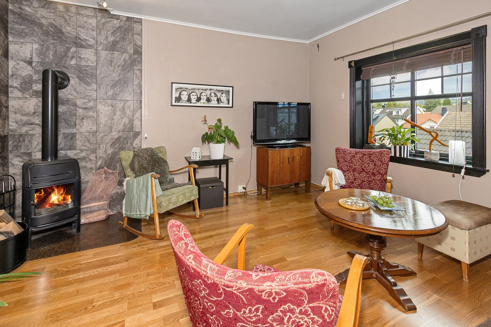 Fra stuen i leiligheten i 2. etasje Galleribilde