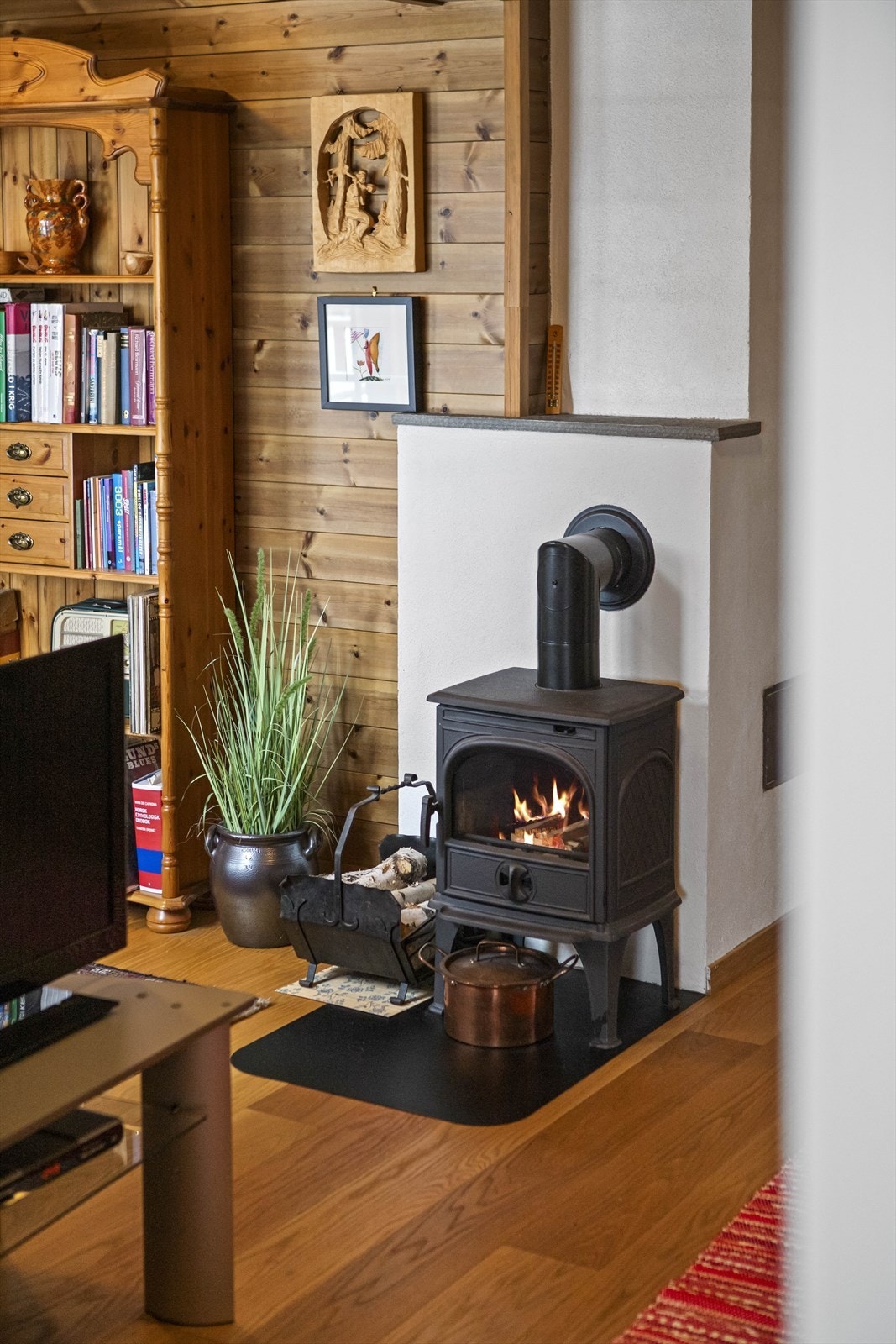 Vedovn i tv-stue Galleribilde