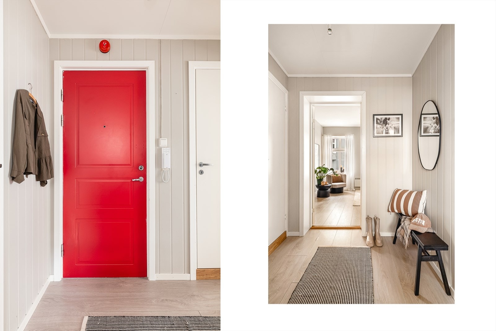 Dørtelefonen gjør det enkelt å besøket inn dørene. Galleribilde