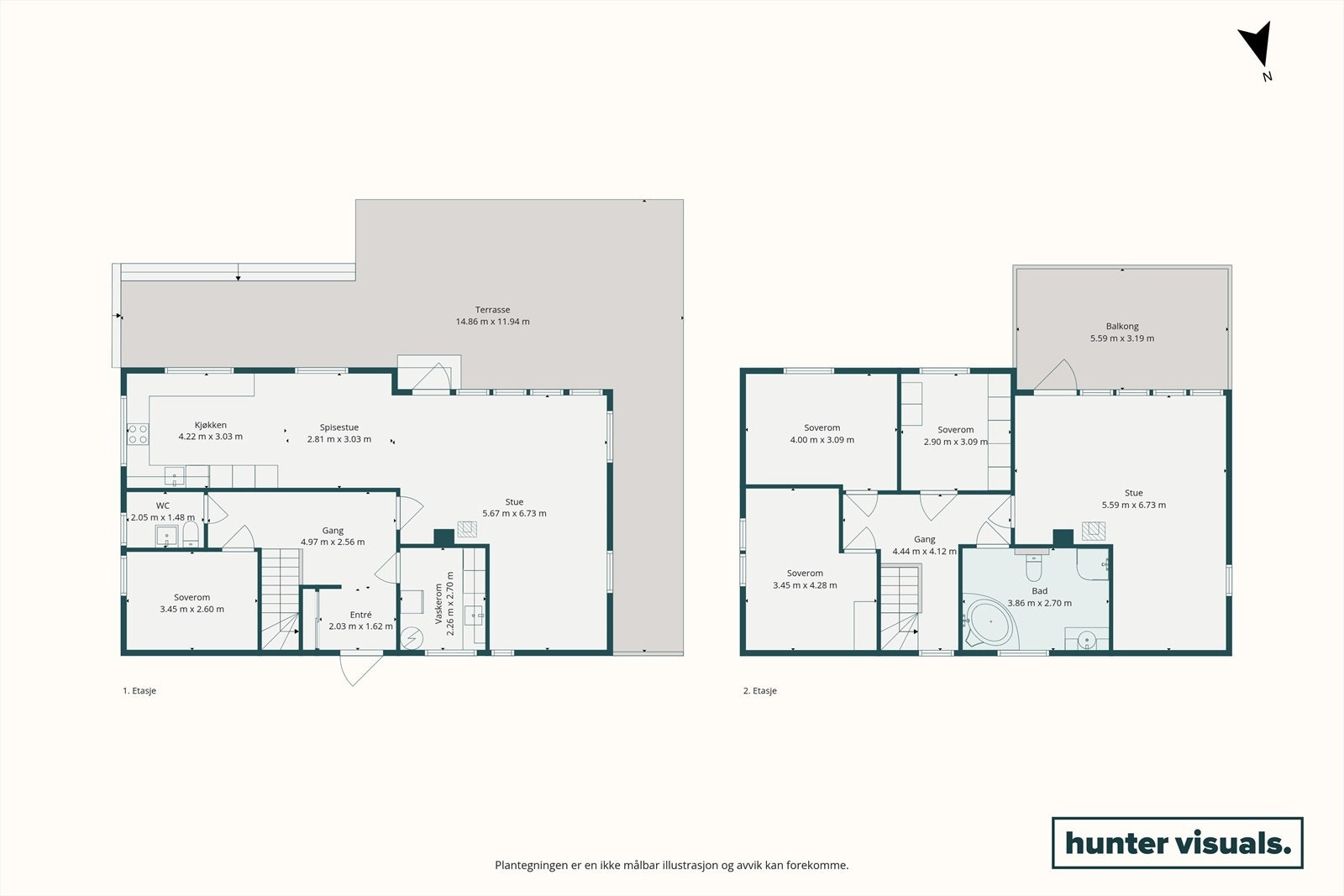 Plantegning. Velkommen til visning. Galleribilde