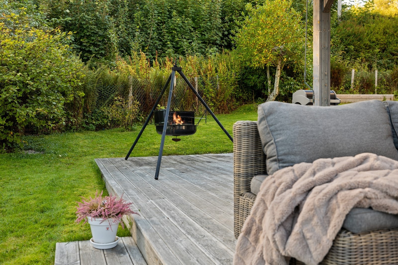 Boligen ligger skjermet til med lite innsyn og maksimal trivsel. Galleribilde