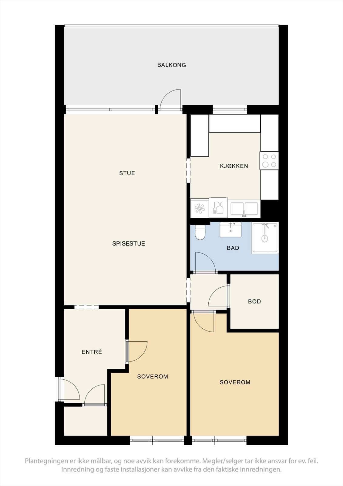 Plantegning Galleribilde