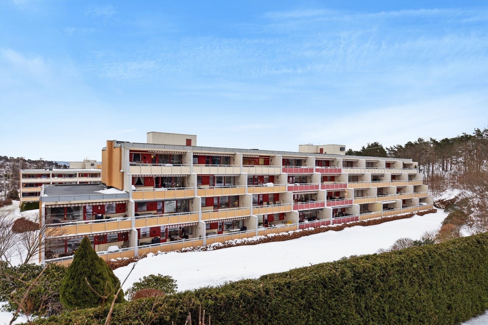 En andels leilighet i terrasseblokkene på Åsane. Galleribilde