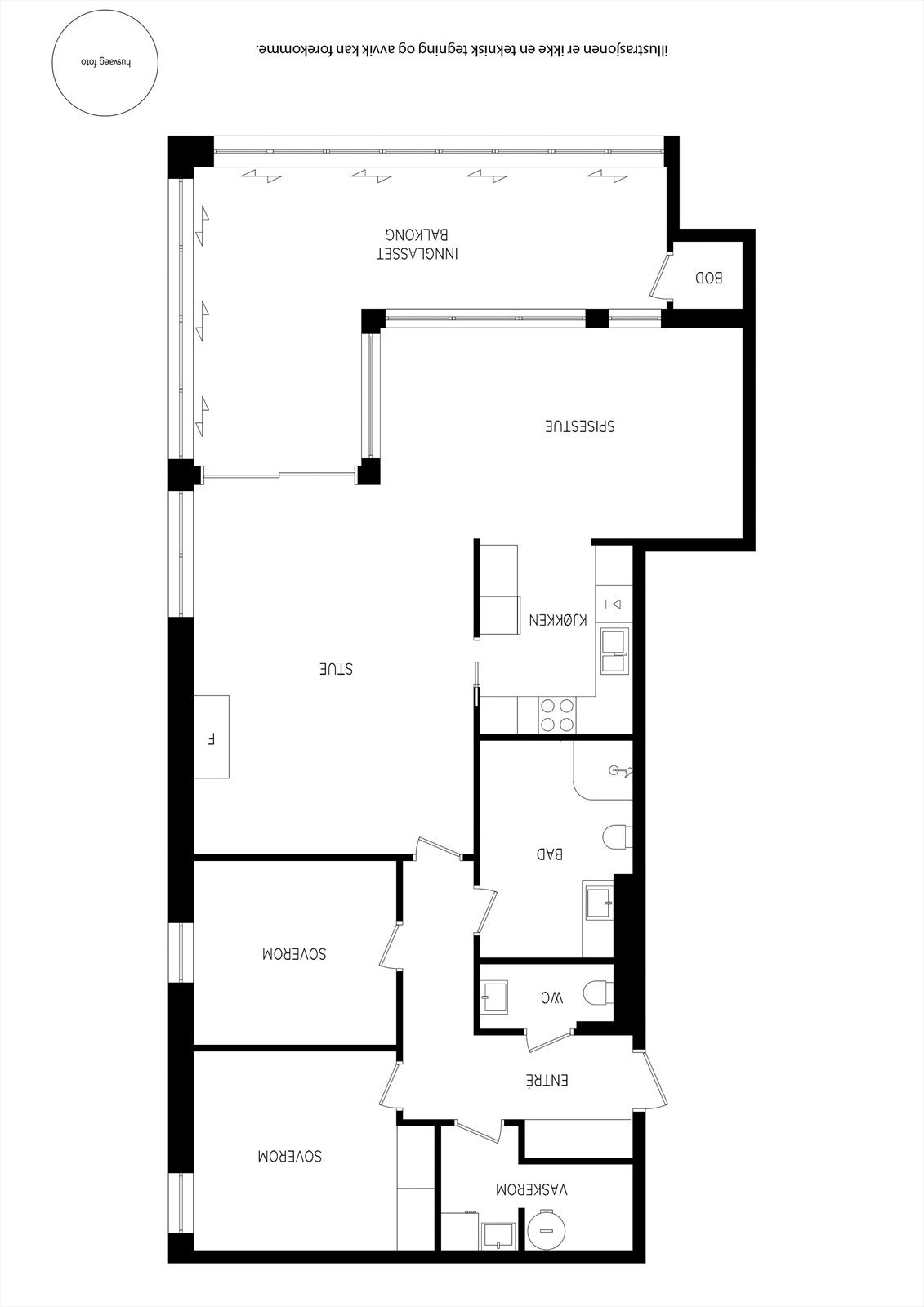Plantegning Galleribilde