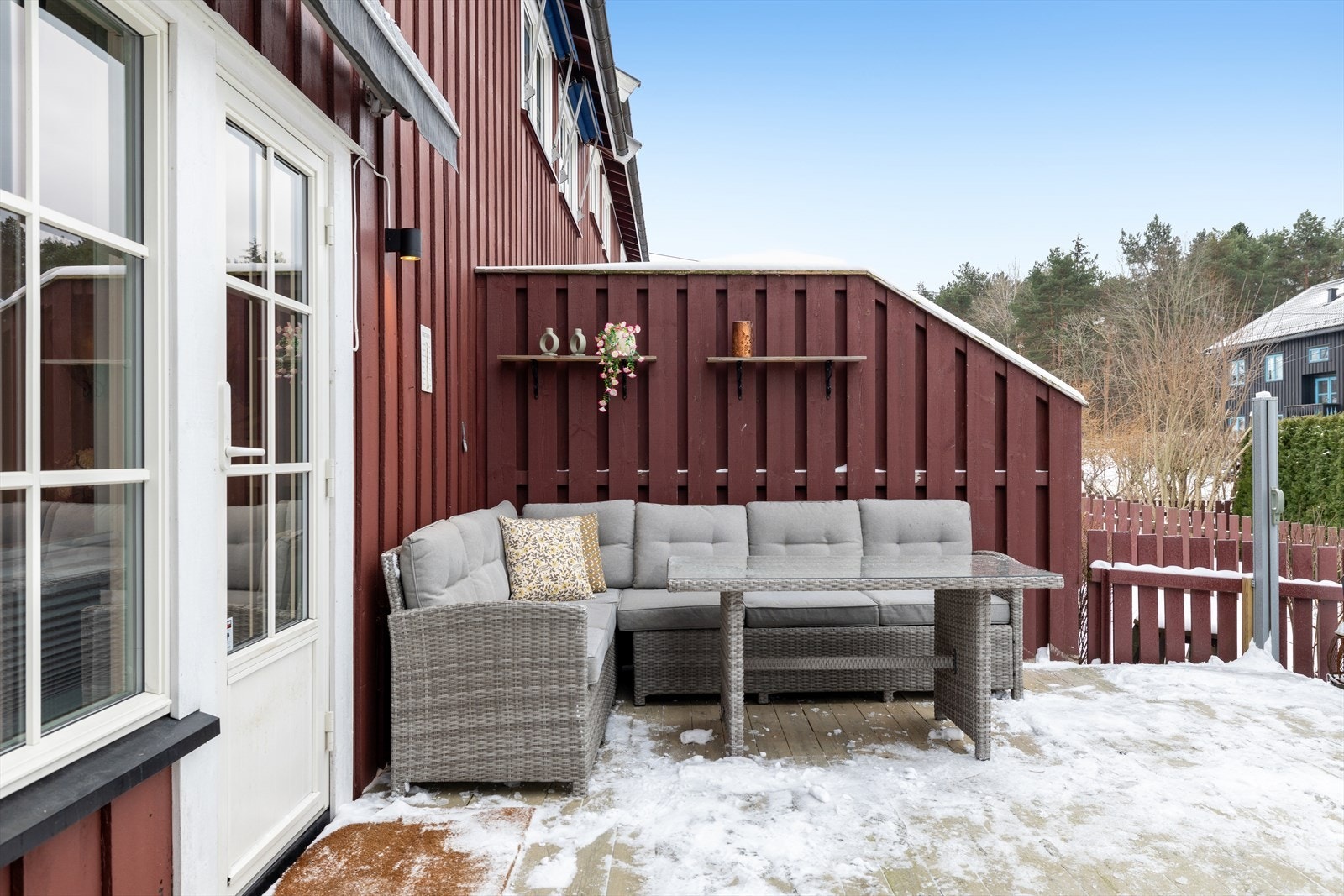 Terrasseareal på til sammen 39 kvm. Galleribilde