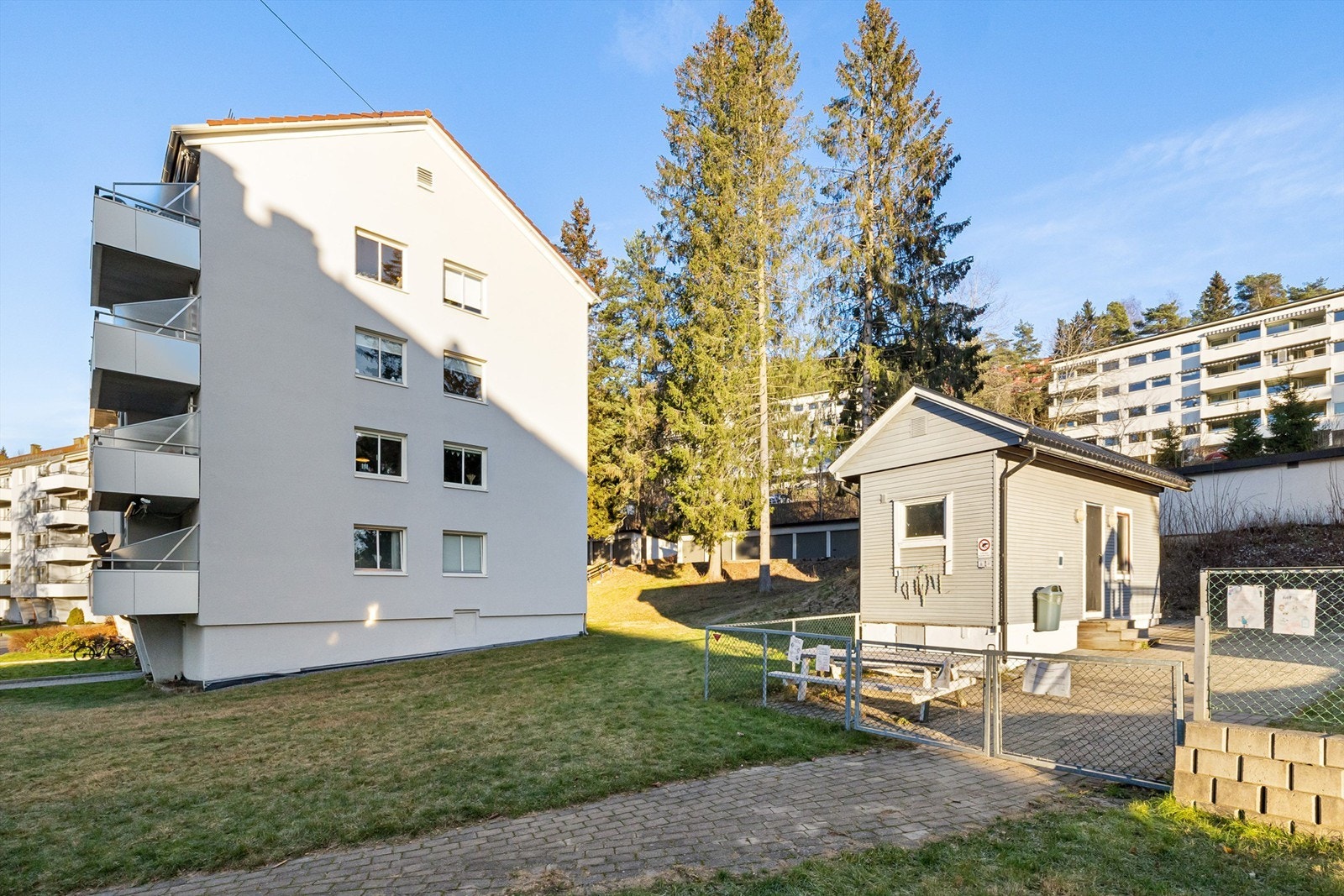 Borettslaget har også egen smørebod for beboerne. Galleribilde