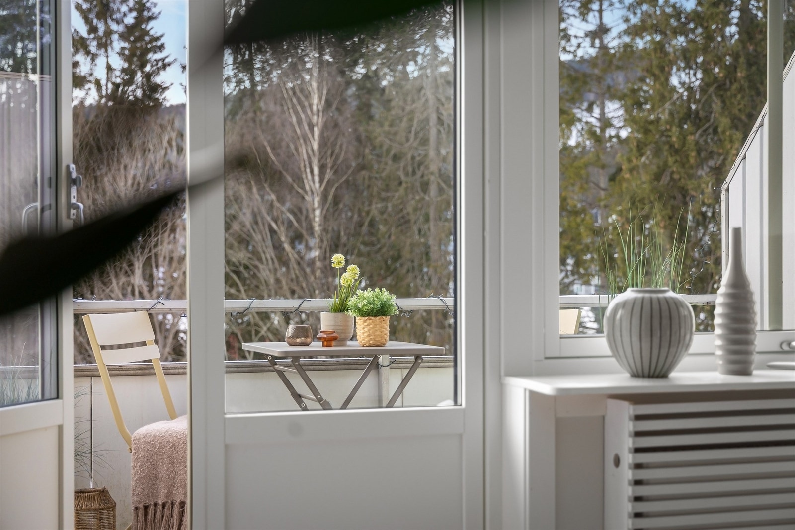 Borettslaget byttet ut vinduer og balkondør i 2023. Galleribilde