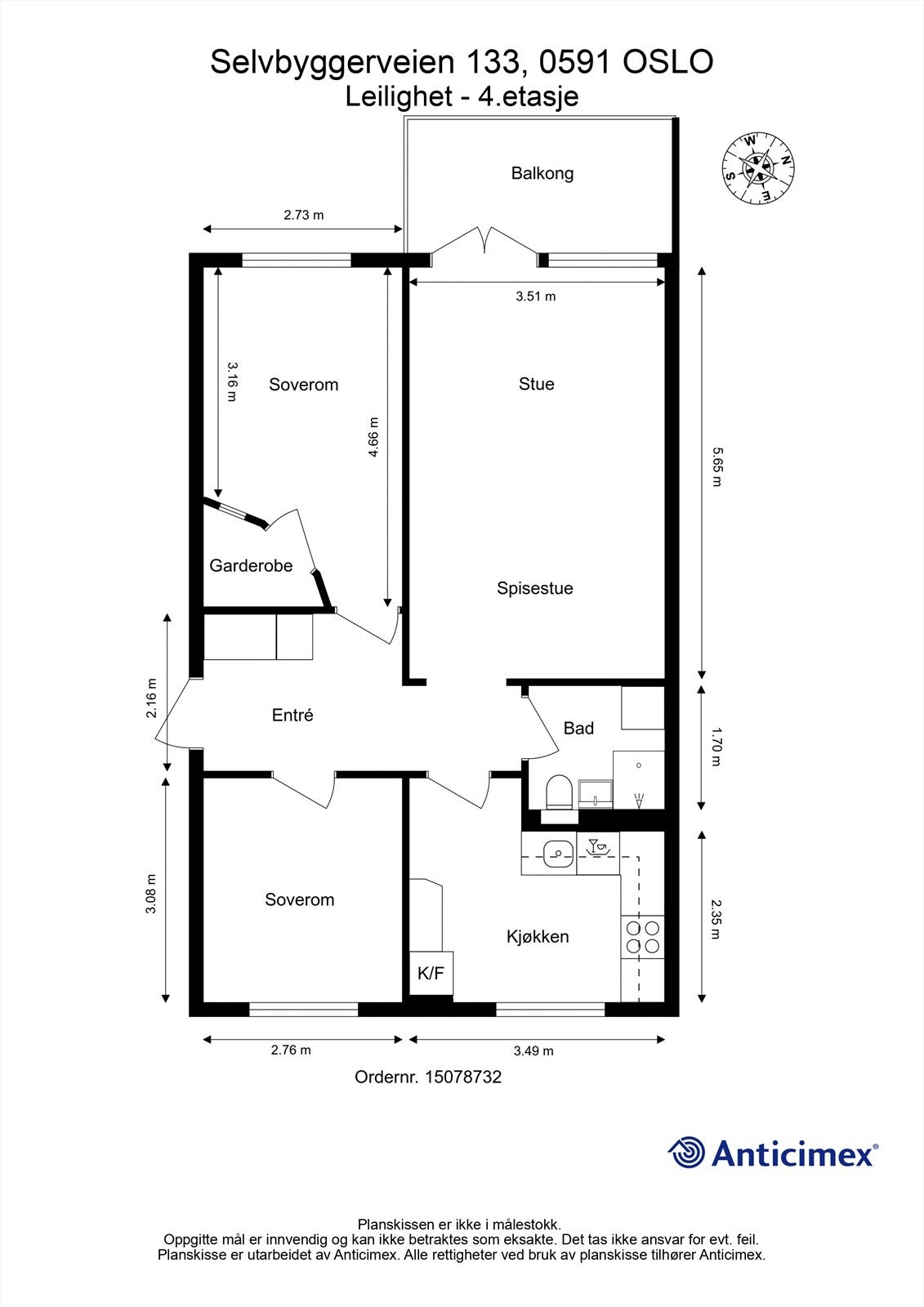 Plantegning Galleribilde