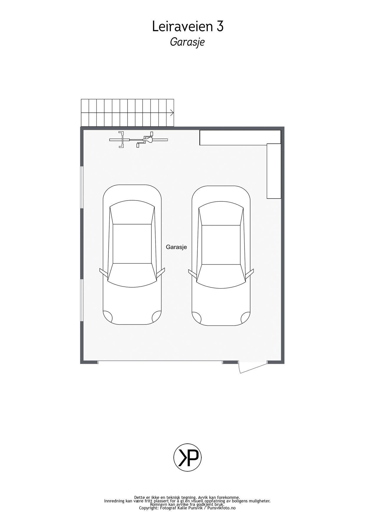 Plantegning - Garasje Galleribilde