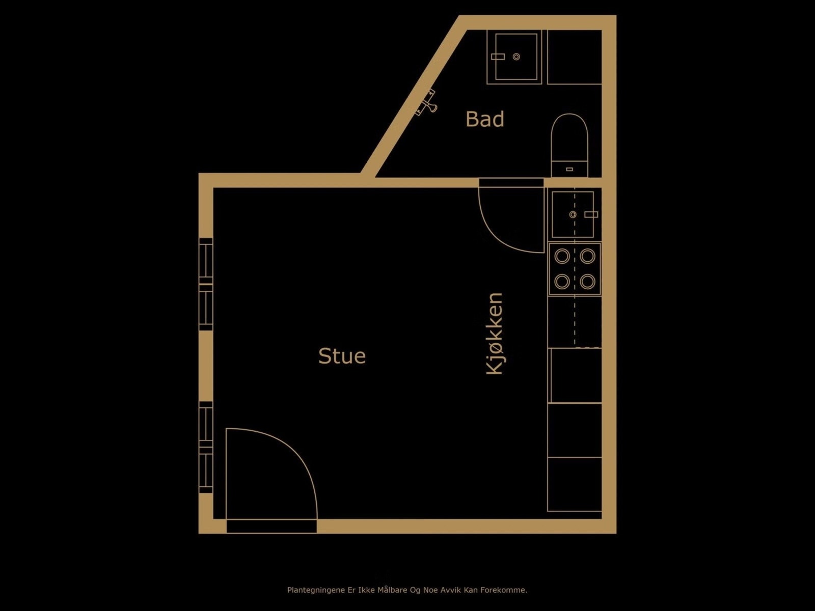 Plantegning. Avvik kan forekomme. Galleribilde