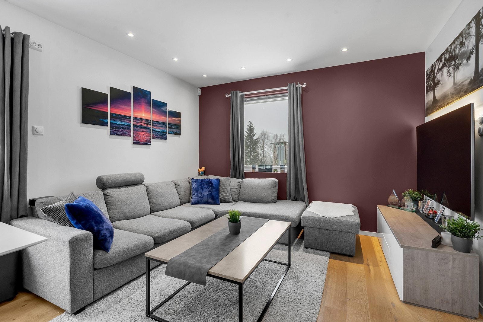 Varmepumpe og vedovn. Galleribilde