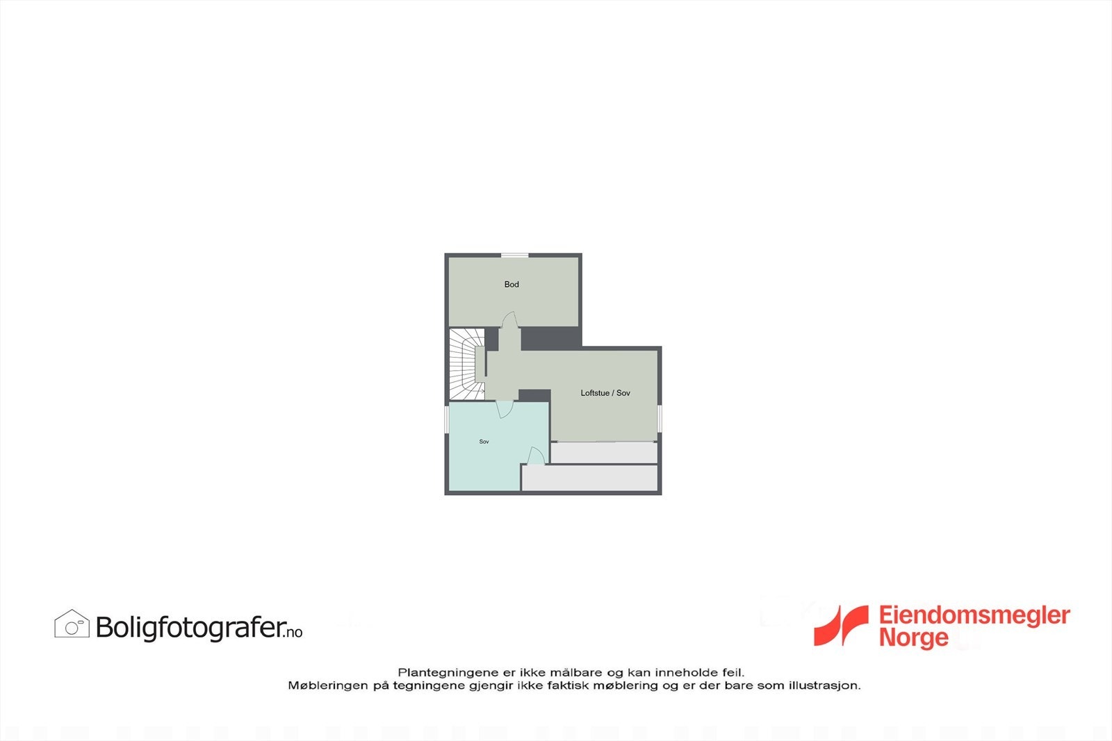 Plantegning 2. etasje (loftsetasjen). Galleribilde