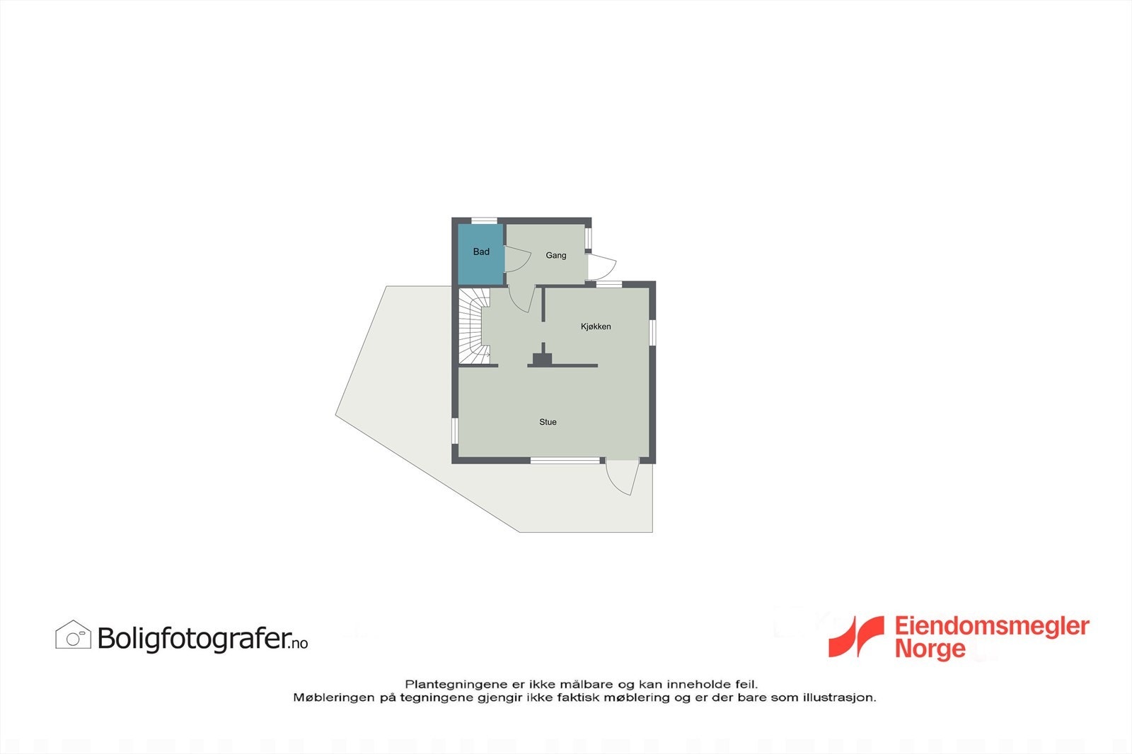 Plantegning 1. etasje. Galleribilde