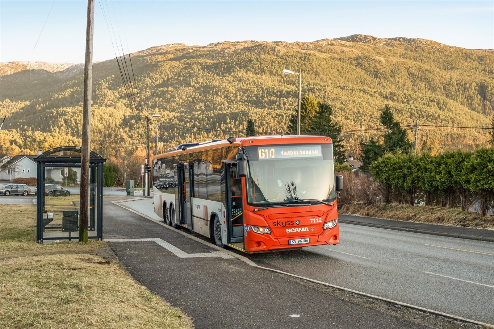 Søfteland buss. Galleribilde