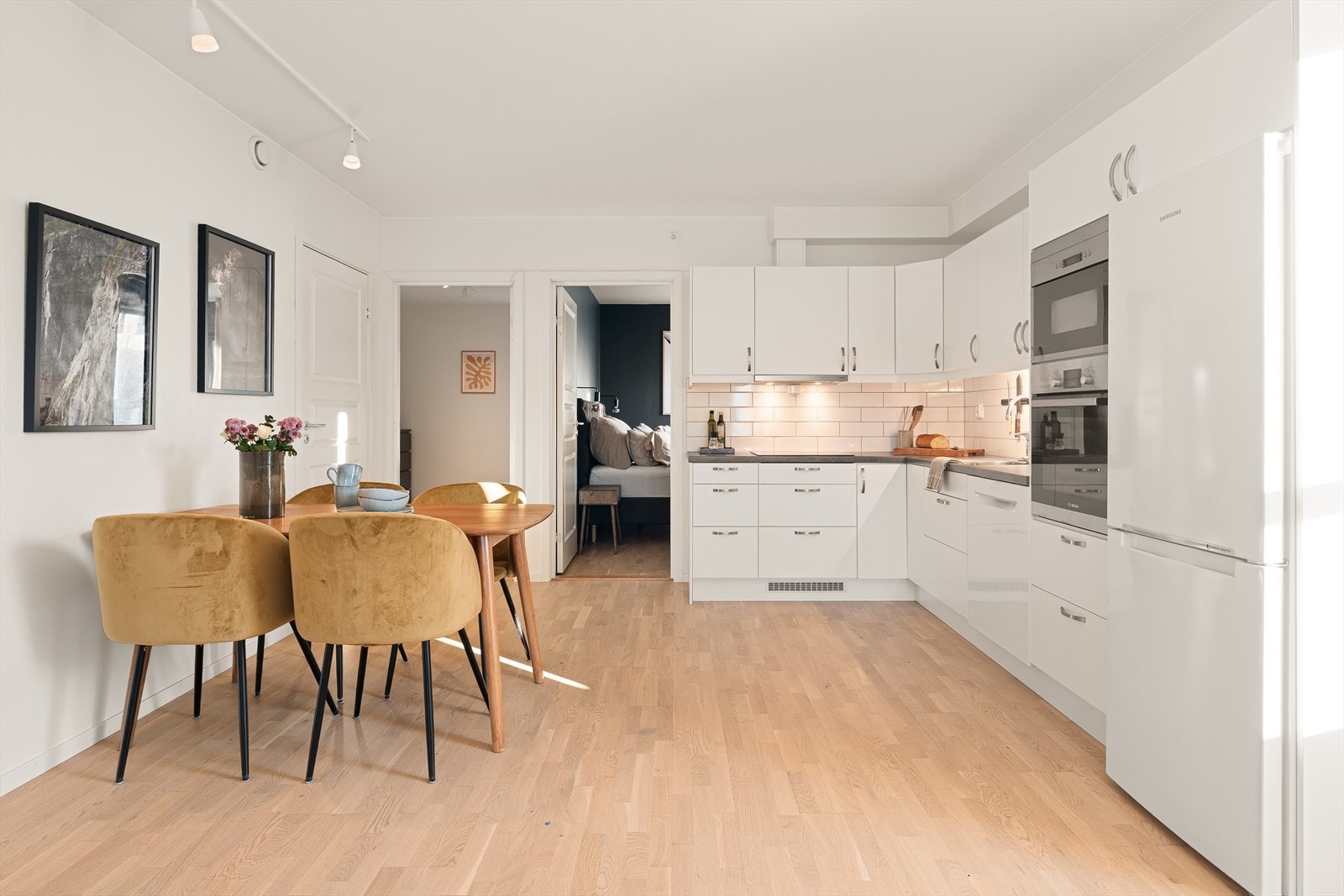 Den åpne løsningen er både praktisk og sosial. Galleribilde