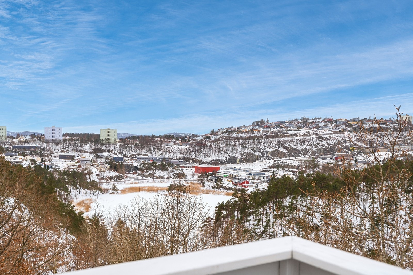 Flott utsikt fra eiendommen Galleribilde