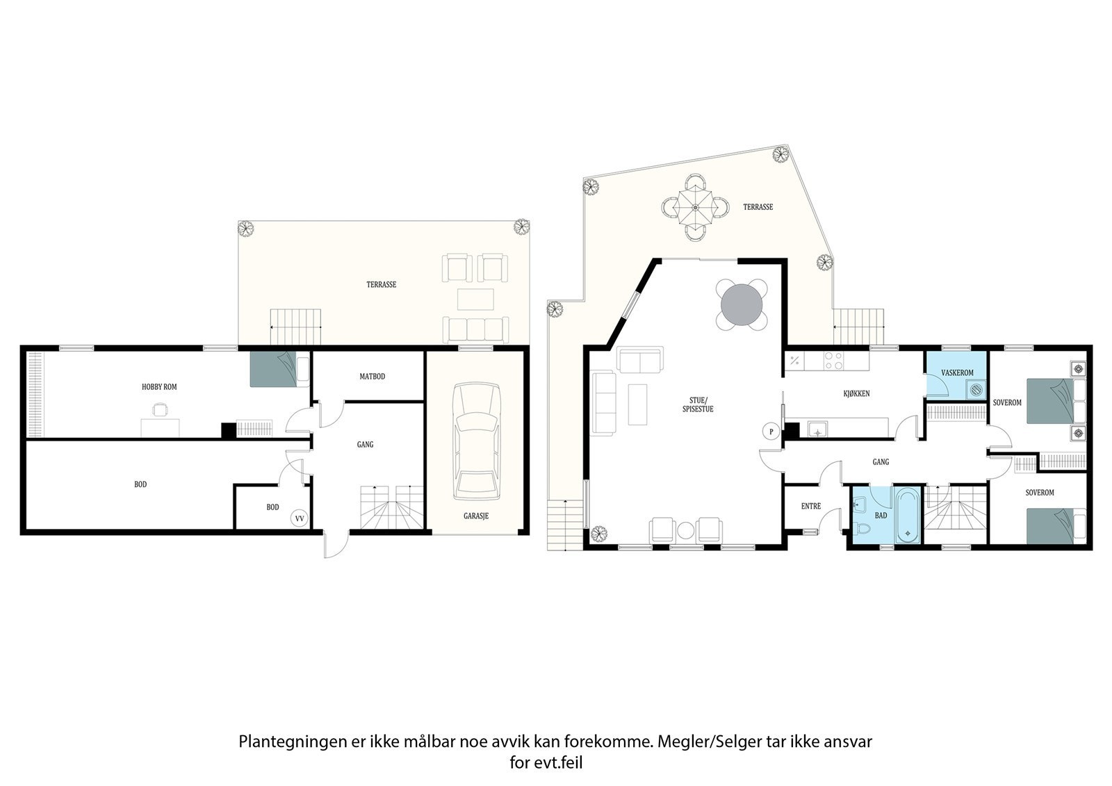 Plantegning - ikke målbar Galleribilde