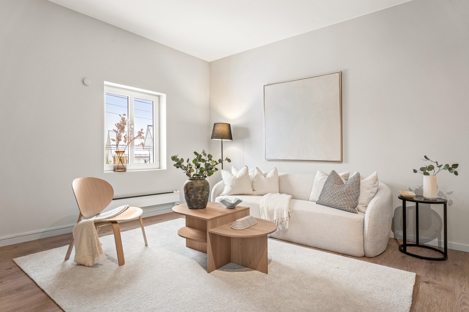 Lys og luftig stue Galleribilde