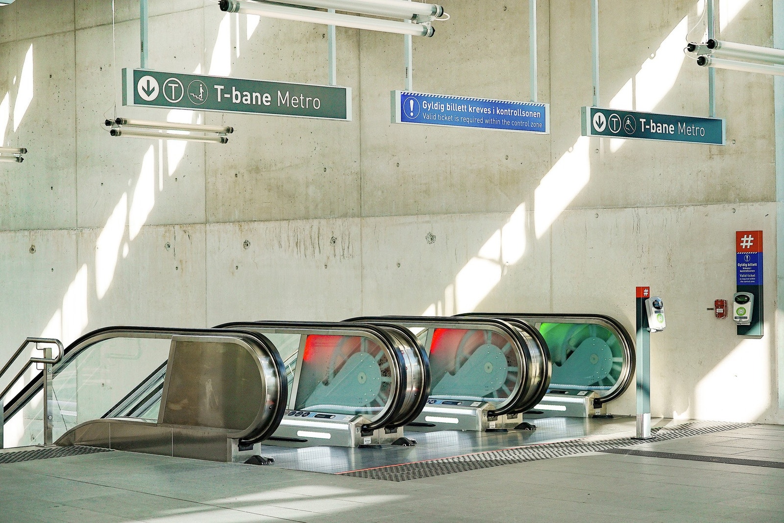 Både Løren og Økern T-banestasjoner ligger en kort spasertur unna Galleribilde