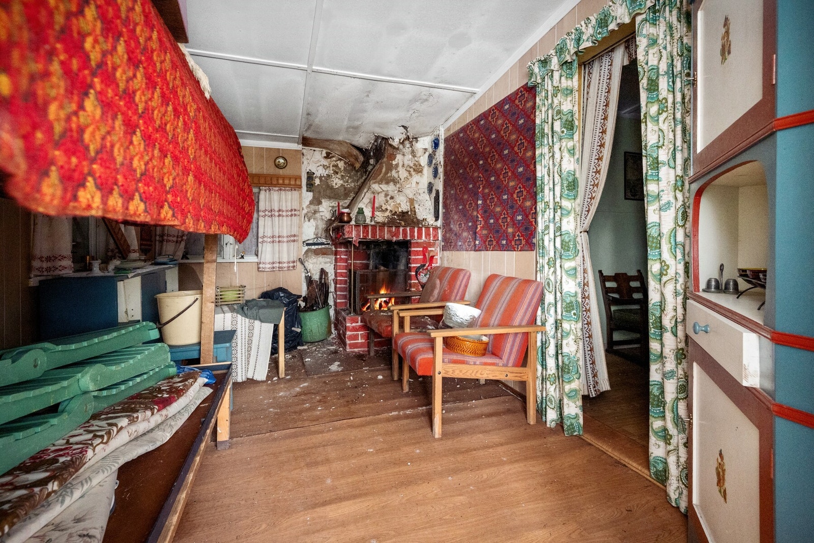 Innsiden av fritidsbolig Galleribilde