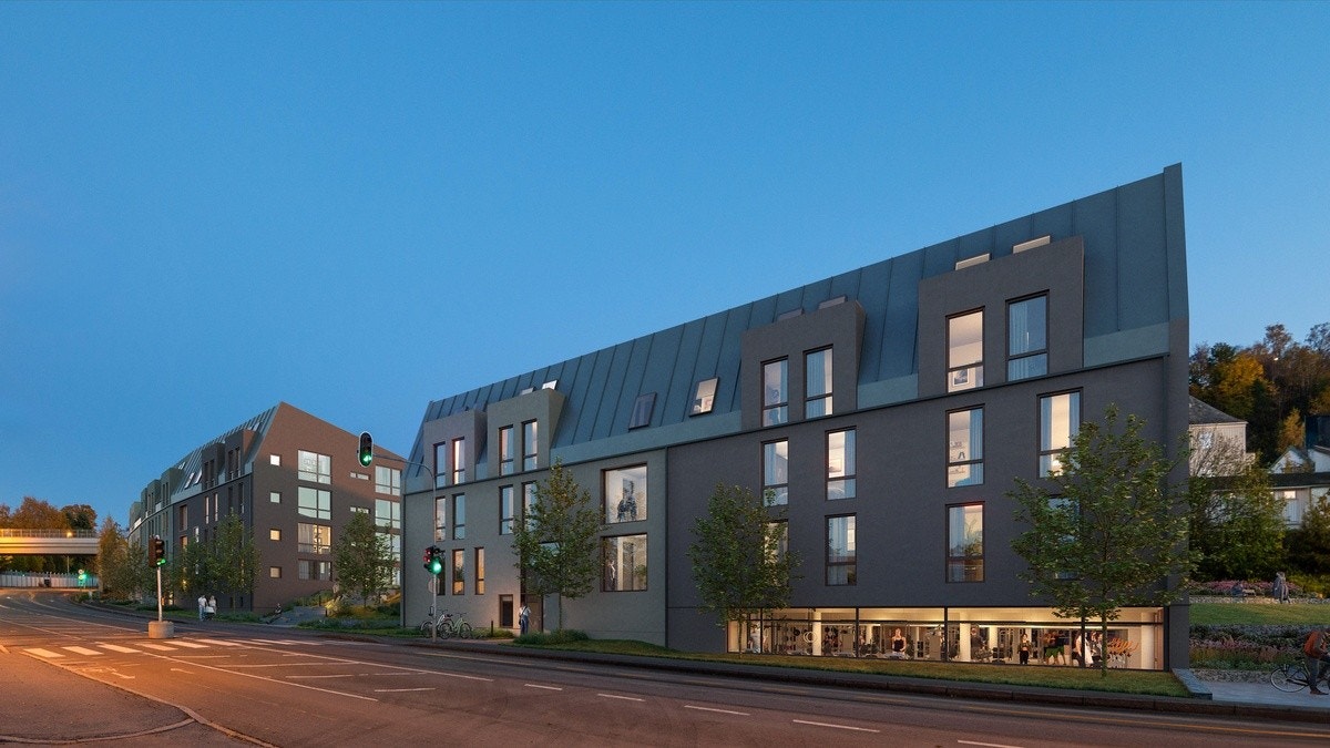 Bygg A fra Innherredsveien (treningssenter i 1.etg) Galleribilde