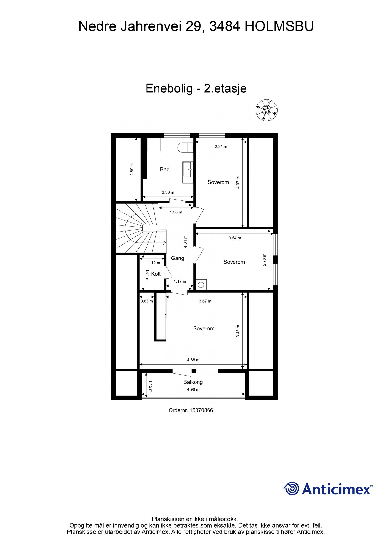Planskisse 2. etasje Galleribilde